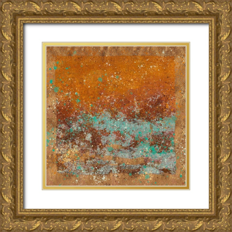 Patina IIII Gold Ornate Wood Framed Art Print with Double Matting by Wiley, Marta