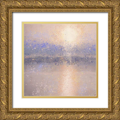 Lake Reflection X Gold Ornate Wood Framed Art Print with Double Matting by Wiley, Marta