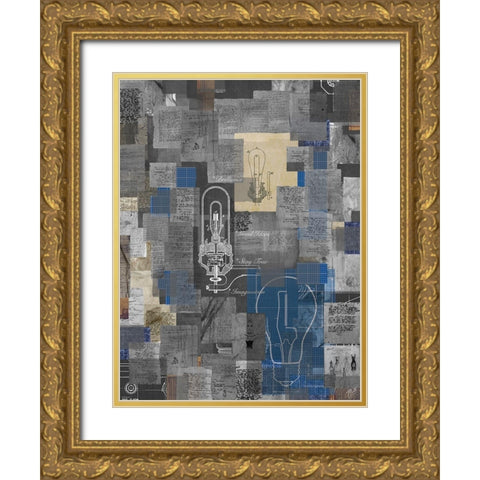 Good Ideas II Gold Ornate Wood Framed Art Print with Double Matting by Wiley, Marta
