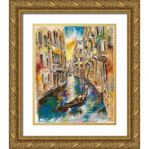 Italy II Gold Ornate Wood Framed Art Print with Double Matting by Wiley, Marta
