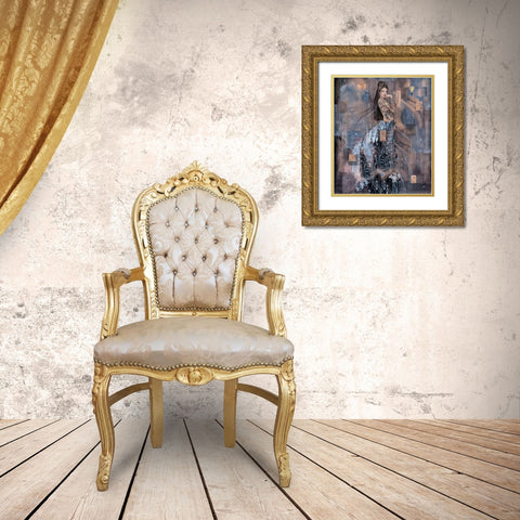 Geisha Tattoo II Gold Ornate Wood Framed Art Print with Double Matting by Wiley, Marta