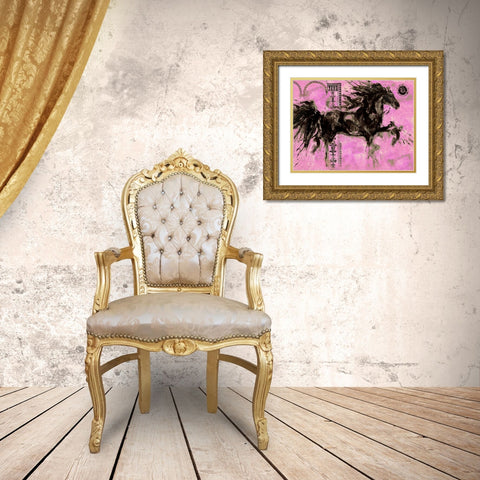 Lepa Zena Color XIII Gold Ornate Wood Framed Art Print with Double Matting by Wiley, Marta