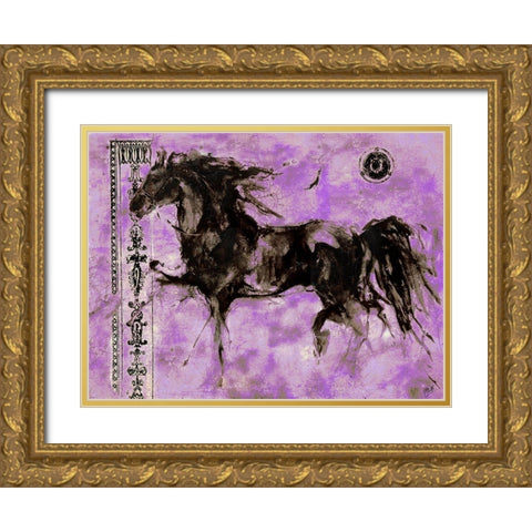 Lepa Zena XXIIII Gold Ornate Wood Framed Art Print with Double Matting by Wiley, Marta