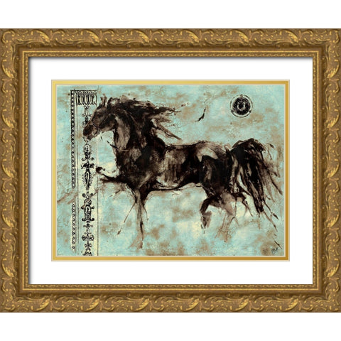 Lepa Zena XXVII Gold Ornate Wood Framed Art Print with Double Matting by Wiley, Marta
