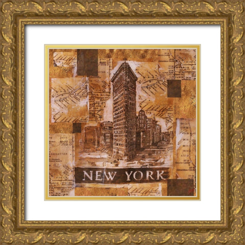 African Portrait IIII Gold Ornate Wood Framed Art Print with Double Matting by Wiley, Marta