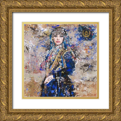 Afganistan I Gold Ornate Wood Framed Art Print with Double Matting by Wiley, Marta