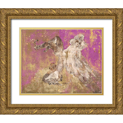 Shell boy III Gold Ornate Wood Framed Art Print with Double Matting by Wiley, Marta