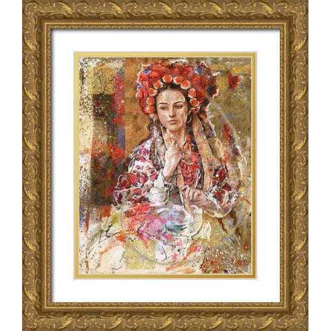 Ukraine I Gold Ornate Wood Framed Art Print with Double Matting by Wiley, Marta
