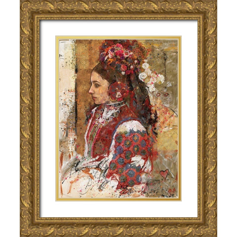 Ukraine II Gold Ornate Wood Framed Art Print with Double Matting by Wiley, Marta