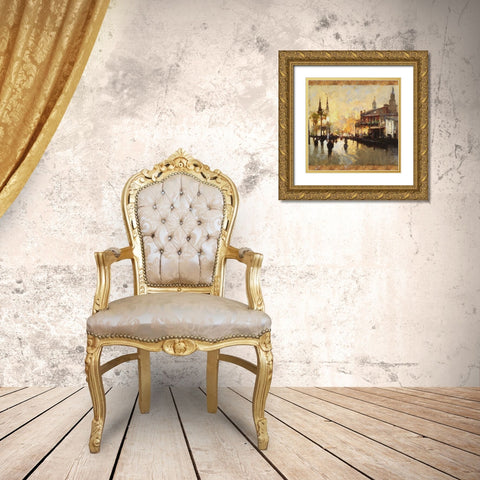 Glorious New Orleans III Gold Ornate Wood Framed Art Print with Double Matting by Wiley, Marta