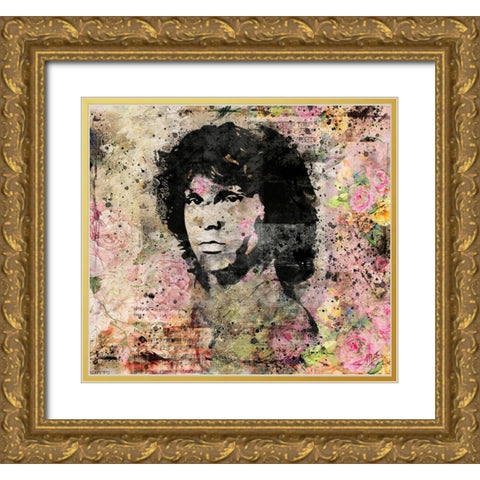 Jim Morrison III Gold Ornate Wood Framed Art Print with Double Matting by Wiley, Marta