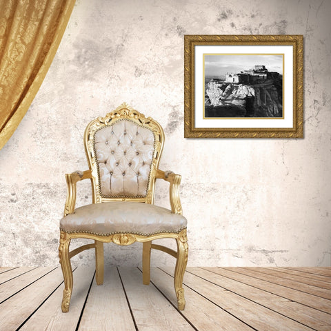 Walpi, Arizona, 1941 Gold Ornate Wood Framed Art Print with Double Matting by Adams, Ansel