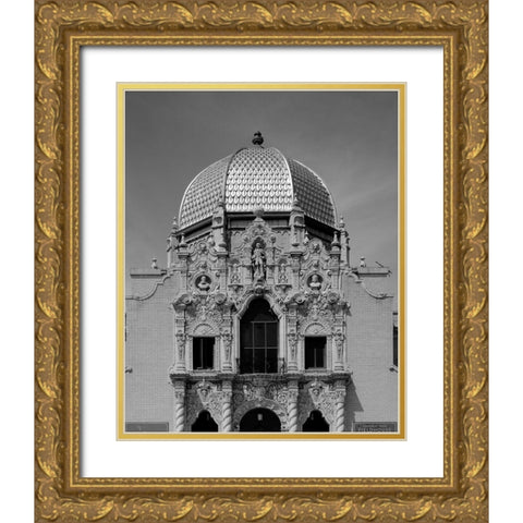 Garfield Park Golden Dome Fieldhouse Chicago Illinois Gold Ornate Wood Framed Art Print with Double Matting by Highsmith, Carol
