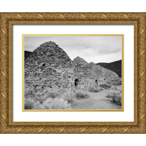 Kilns Death Valley California Gold Ornate Wood Framed Art Print with Double Matting by Highsmith, Carol