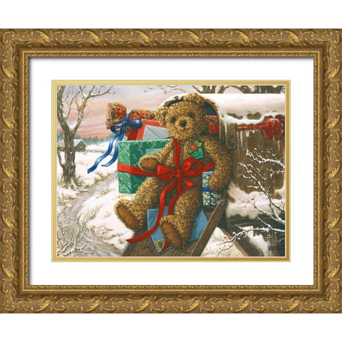 Special Delivery Gold Ornate Wood Framed Art Print with Double Matting by Kruskamp, Janet