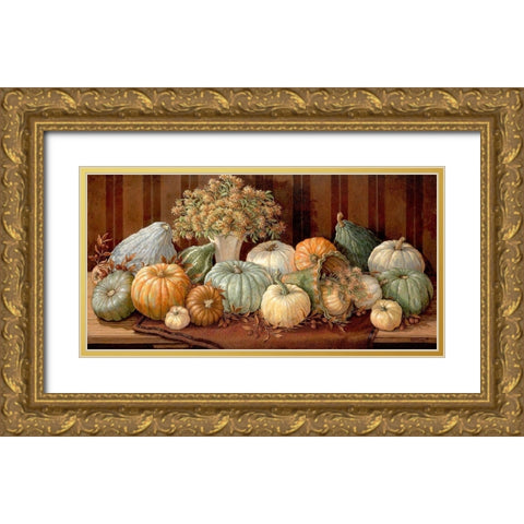 Tuscany Harvest Gold Ornate Wood Framed Art Print with Double Matting by Kruskamp, Janet