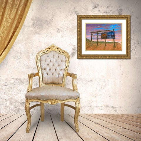 Desert Sentinel Gold Ornate Wood Framed Art Print with Double Matting by Kruskamp, Janet