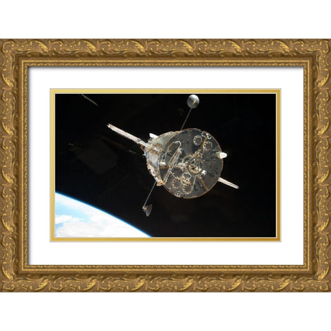 Hubble Released 2009 Gold Ornate Wood Framed Art Print with Double Matting by NASA