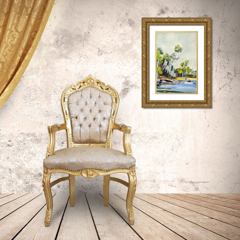 The Shell Heap Gold Ornate Wood Framed Art Print with Double Matting by Homer, Winslow