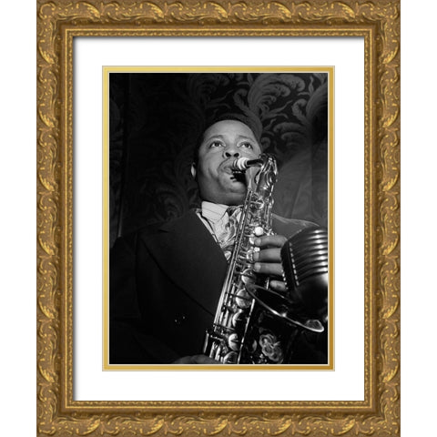 Tab Smith-New York 1947 Gold Ornate Wood Framed Art Print with Double Matting by Gottlieb, William