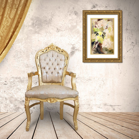 Peachy Rose Gold Ornate Wood Framed Art Print with Double Matting by Demuth, Charles