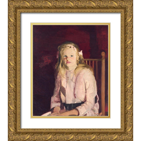 Julie Hudson Gold Ornate Wood Framed Art Print with Double Matting by Bellows, George