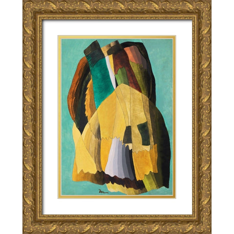 Shore Road Gold Ornate Wood Framed Art Print with Double Matting by Dove, Arthur