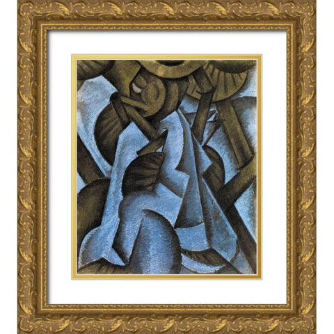 Pagan Philosophy Gold Ornate Wood Framed Art Print with Double Matting by Dove, Arthur