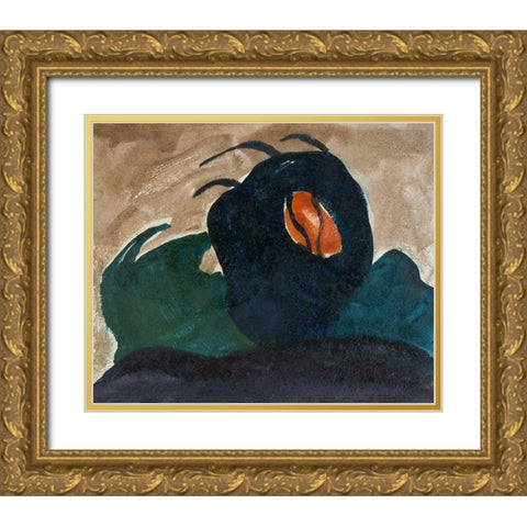 Sun Through Tree I Gold Ornate Wood Framed Art Print with Double Matting by Dove, Arthur