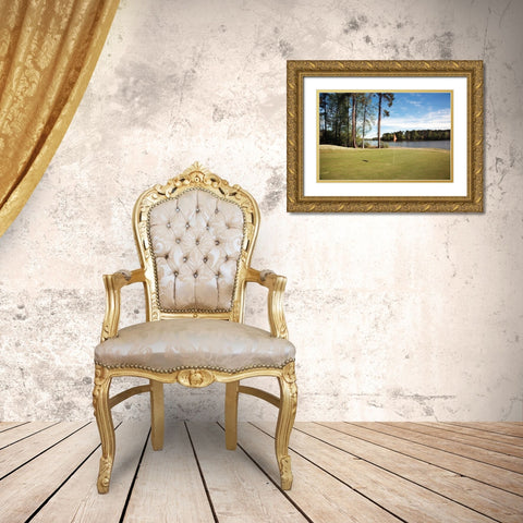 Grand National Golf Course I Gold Ornate Wood Framed Art Print with Double Matting by Highsmith, Carol
