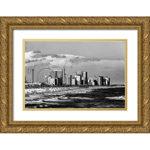 Myrtle Beach-South Carolina Gold Ornate Wood Framed Art Print with Double Matting by Highsmith, Carol