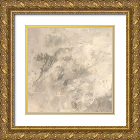Buff Sandstone Gold Ornate Wood Framed Art Print with Double Matting by Alpenglow Workshop