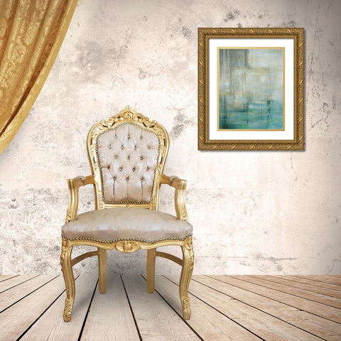 Out and In Gold Ornate Wood Framed Art Print with Double Matting by Alpenglow Workshop