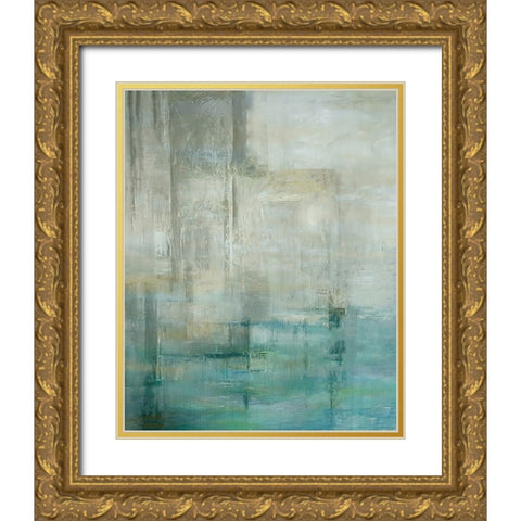 Out and In Gold Ornate Wood Framed Art Print with Double Matting by Alpenglow Workshop