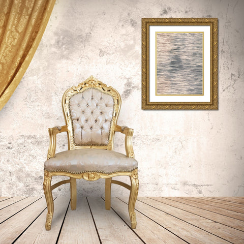 Play of Light Gold Ornate Wood Framed Art Print with Double Matting by Alpenglow Workshop