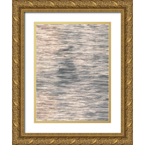 Play of Light Gold Ornate Wood Framed Art Print with Double Matting by Alpenglow Workshop