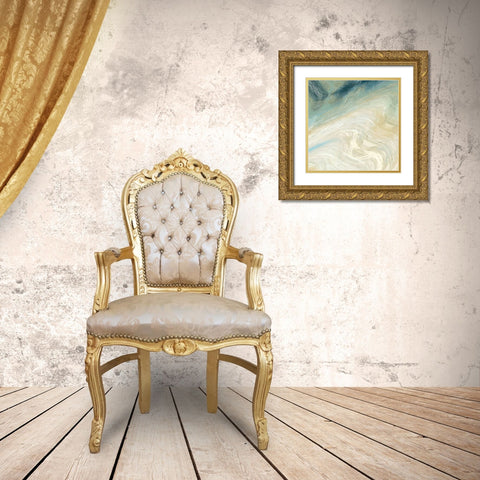 Potential Energy Gold Ornate Wood Framed Art Print with Double Matting by Alpenglow Workshop