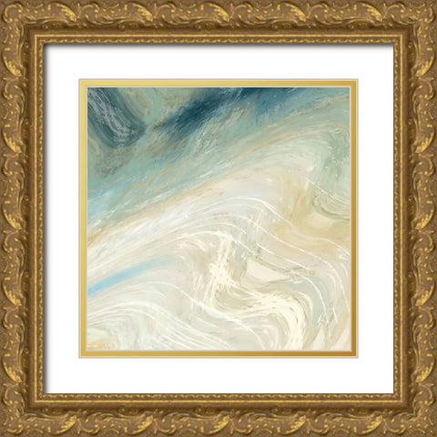 Potential Energy Gold Ornate Wood Framed Art Print with Double Matting by Alpenglow Workshop