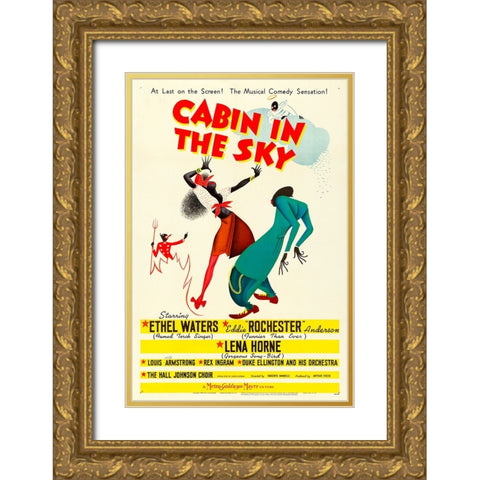 Cabin in the Sky-1943 Gold Ornate Wood Framed Art Print with Double Matting by Vintage Hollywood Archive
