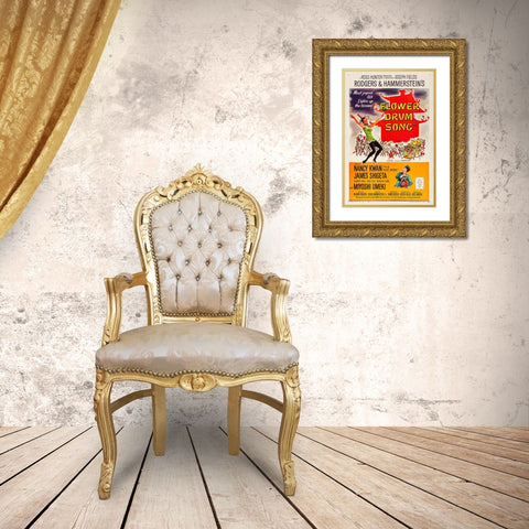 Flower Drum Song-1962 Gold Ornate Wood Framed Art Print with Double Matting by Vintage Hollywood Archive