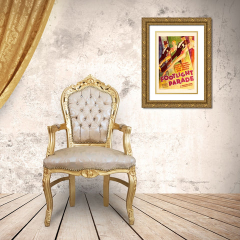 Footlight Parade-1933 Gold Ornate Wood Framed Art Print with Double Matting by Vintage Hollywood Archive