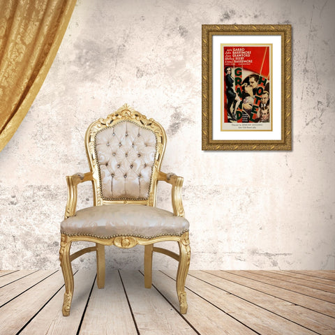 Grand Hotel-1932 Gold Ornate Wood Framed Art Print with Double Matting by Vintage Hollywood Archive