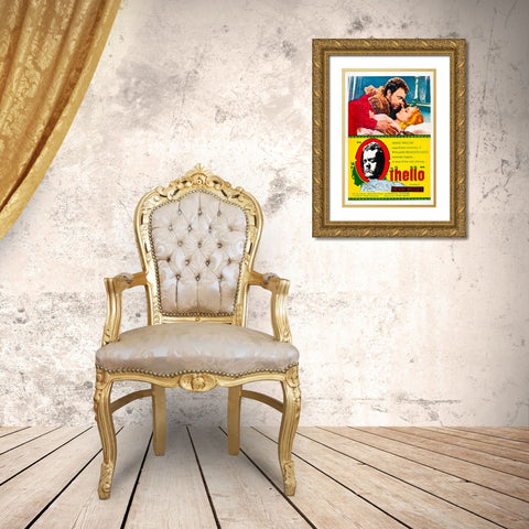 Othello-1955 Gold Ornate Wood Framed Art Print with Double Matting by Vintage Hollywood Archive