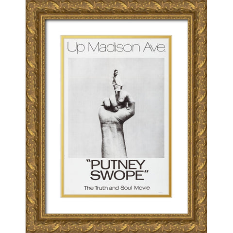 Putney Swope-1969 Gold Ornate Wood Framed Art Print with Double Matting by Vintage Hollywood Archive