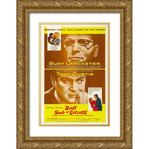 Sweet Smell of Success-1957 Gold Ornate Wood Framed Art Print with Double Matting by Vintage Hollywood Archive