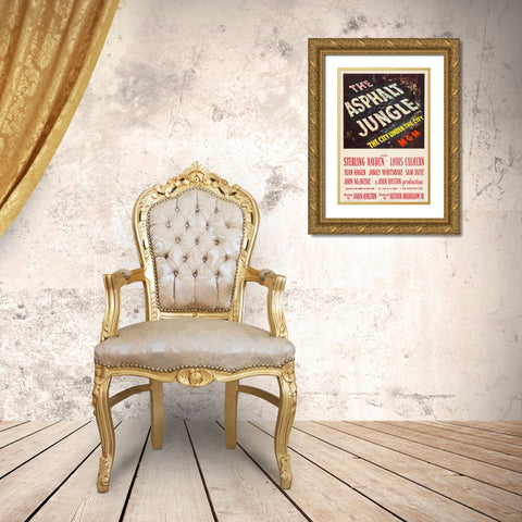The Asphalt Jungle-1950 Gold Ornate Wood Framed Art Print with Double Matting by Vintage Hollywood Archive