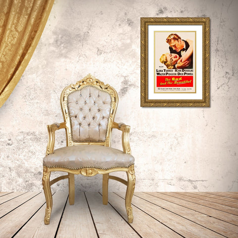The Bad and the Beautiful-1952 Gold Ornate Wood Framed Art Print with Double Matting by Vintage Hollywood Archive
