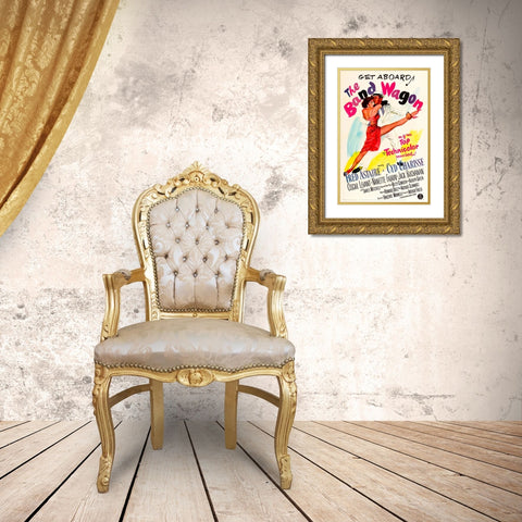 The Band Wagon-1953 Gold Ornate Wood Framed Art Print with Double Matting by Vintage Hollywood Archive