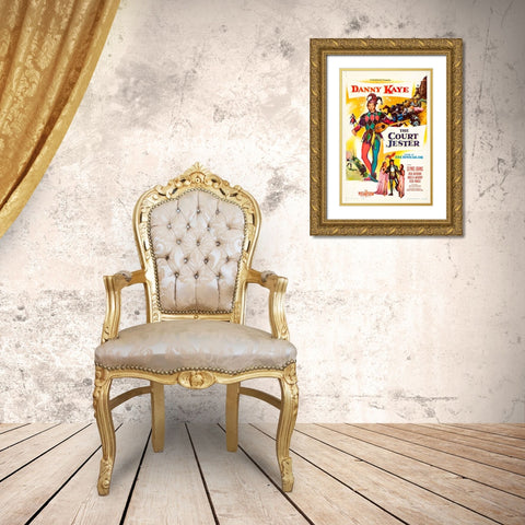 The Court Jester-1955 Gold Ornate Wood Framed Art Print with Double Matting by Vintage Hollywood Archive