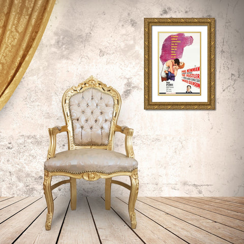 The Hustler-1961 Gold Ornate Wood Framed Art Print with Double Matting by Vintage Hollywood Archive